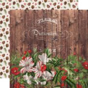 Picture of Simple Vintage Christmas Lodge Dbl-Sided Cardstock 12"X12"-Christmas Wishes