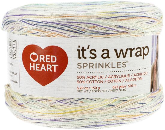 Picture of Red Heart It's A Wrap Sprinkles Cupcake
