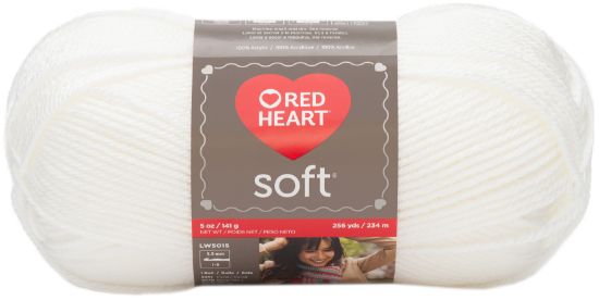 Picture of Red Heart Soft Yarn White