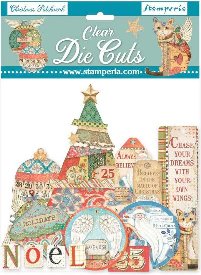 Picture of Stamperia Clear Die-Cuts-Christmas Patchwork