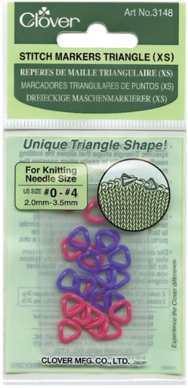 Picture of Triangle Stitch Markers Sizes 0 To 4 24/Pkg