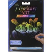Picture of Rainbow Foil Engraving Art Mini Kit 5"X7" Clownfish