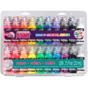 Picture of Tulip Dimensional Fabric Paint Set .75oz 20/Pkg Rainbow & Neon