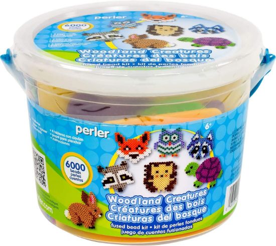 Picture of Perler Fused Bead Bucket Kit Woodland Creatures