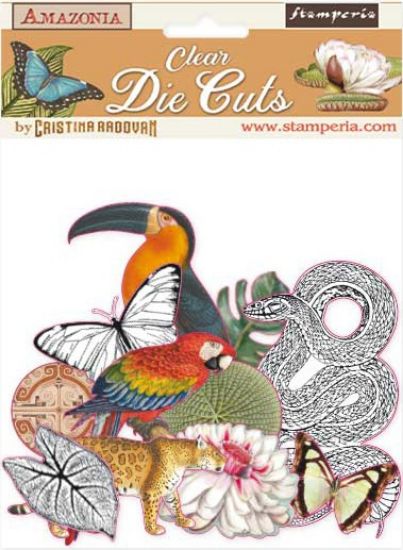 Picture of Stamperia Clear Die-Cuts-Amazonia