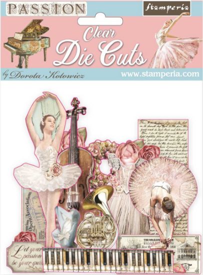 Picture of Stamperia Clear Die-Cuts-Passion