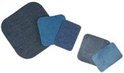 Picture of Iron-On Patch Repair Kit 12/Pkg Assorted Denim