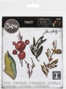 Picture of Sizzix Thinlits Dies By Tim Holtz 9/Pkg Holiday Brushstroke