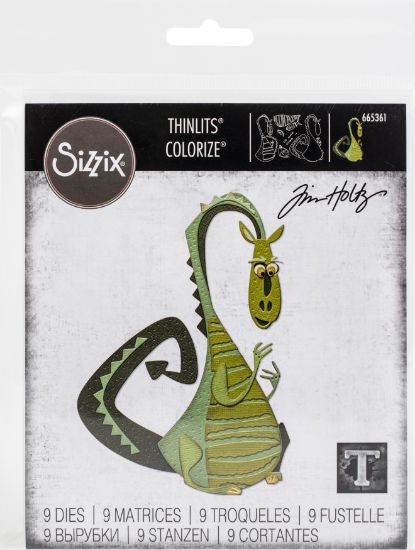 Picture of Sizzix Thinlits Dies By Tim Holtz 9/Pkg Rupert Colorize