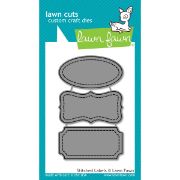 Picture of Lawn Cuts Custom Craft Die  Stitched Labels