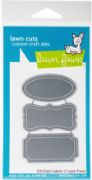 Picture of Lawn Cuts Custom Craft Die  Stitched Labels