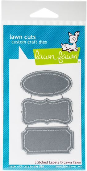 Picture of Lawn Cuts Custom Craft Die  Stitched Labels