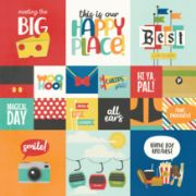 Picture of Say Cheese At The Park Double-Sided Cardstock 12"X12"-2"X2" & 4"X4" Elements