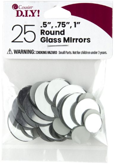 Picture of Round Glass Mirrors 25/Pkg 