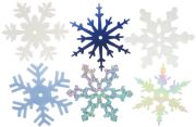 Picture of Large Shimmer Snowflakes 2" 50/Pkg 