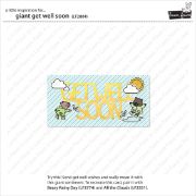 Picture of Lawn Cuts Custom Craft Die-Giant Get Well Soon