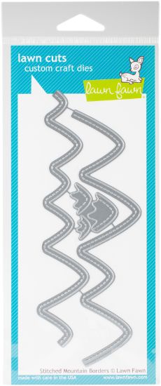 Picture of Lawn Cuts Custom Craft Border Die Stitched Mountain, 1"X6"