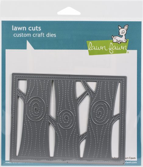Picture of Lawn Cuts Custom Craft Die  Lift The Flap Tree Backdrop