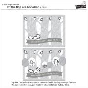 Picture of Lawn Cuts Custom Craft Die  Lift The Flap Tree Backdrop