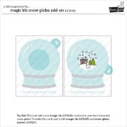 Picture of Lawn Cuts Custom Craft Die  Magic Iris Snow Globe Add-On
