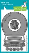 Picture of Lawn Cuts Custom Craft Die  Magic Iris Snow Globe Add-On