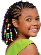 Picture of Large Hair Bead Box Kit Bright Pearl