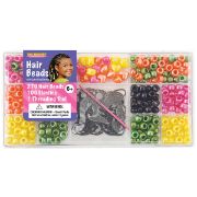 Picture of Large Hair Bead Box Kit Bright Pearl