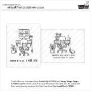 Picture of Lawn Fawn Clear Stamps 3"X4" Virtual Friends Add-On