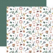 Picture of Let's Create Double-Sided Cardstock 12"X12"-Get Crafty