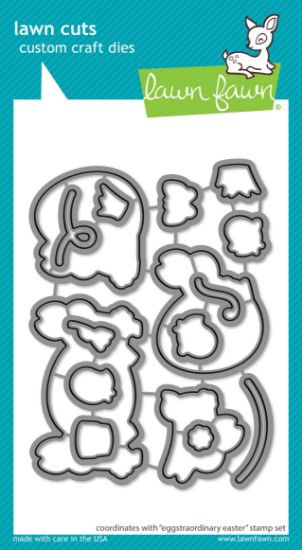 Picture of Lawn Cuts Custom Craft Die-Eggstraordinary Easter