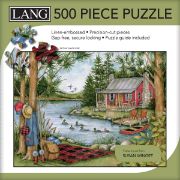 Picture of Lang Jigsaw Puzzle 500 Pieces Picnic By The Lake
