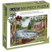 Picture of Lang Jigsaw Puzzle 500 Pieces Picnic By The Lake