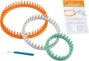 Picture of Knitting Board Chunky Round Loom 3/Pkg Sizes 48, 36 & 24 Pegs