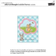Picture of Lawn Cuts Custom Craft Die Stitched Thought Bubble Frames