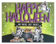 Picture of Lawn Fawn Clear Stamps 3"X4"-Purrfectly Wicked Add-On