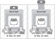 Picture of Lawn Fawn Clear Stamps 3"X4"-Purrfectly Wicked Add-On