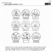 Picture of Lawn Fawn Clear Stamps 4"X6" Snow Globe Scenes