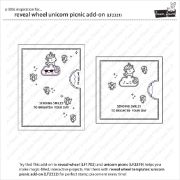 Picture of Lawn Cuts Custom Craft Die  Reveal Wheel: Unicorn Picnic Add-On