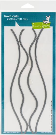 Picture of Lawn Cuts Custom Craft Die Slimline Stitched Hillside Borders