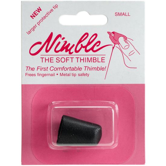 Picture of Leather Nimble Thimble W/Metal Tip Small