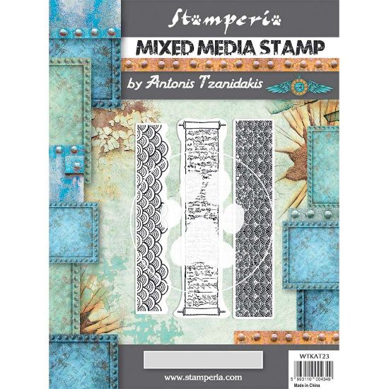 Picture of Stamperia Cling Stamp 5.90"X7.87"-Borders, Sir Vagabond In Japan