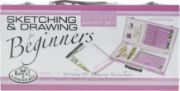 Picture of Pink Art Artist Set For Beginners Sketching & Drawing