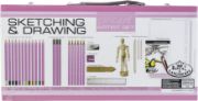 Picture of Pink Art Artist Set For Beginners Sketching & Drawing