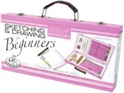 Picture of Pink Art Artist Set For Beginners Sketching & Drawing