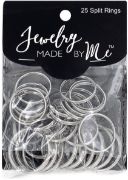 Picture of Large Split Rings 25/Pkg Silver