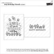 Picture of Lawn Fawn Clear Stamps 3"X4" Tiny Birthday Friends