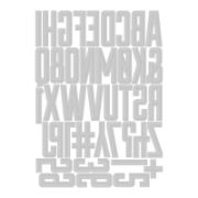 Picture of Sizzix Thinlits Dies By Tim Holtz 41/Pkg-Alphanumeric Emporium