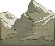 Picture of Sizzix Thinlits Dies By Tim Holtz 6/Pkg-Mountain Top