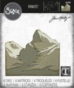 Picture of Sizzix Thinlits Dies By Tim Holtz 6/Pkg-Mountain Top
