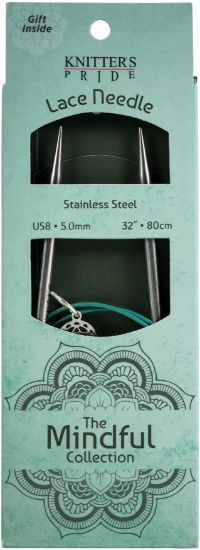 Picture of Knitter's Pride-Mindful Fixed Lace Circular Needles 32"-Size 8/5mm